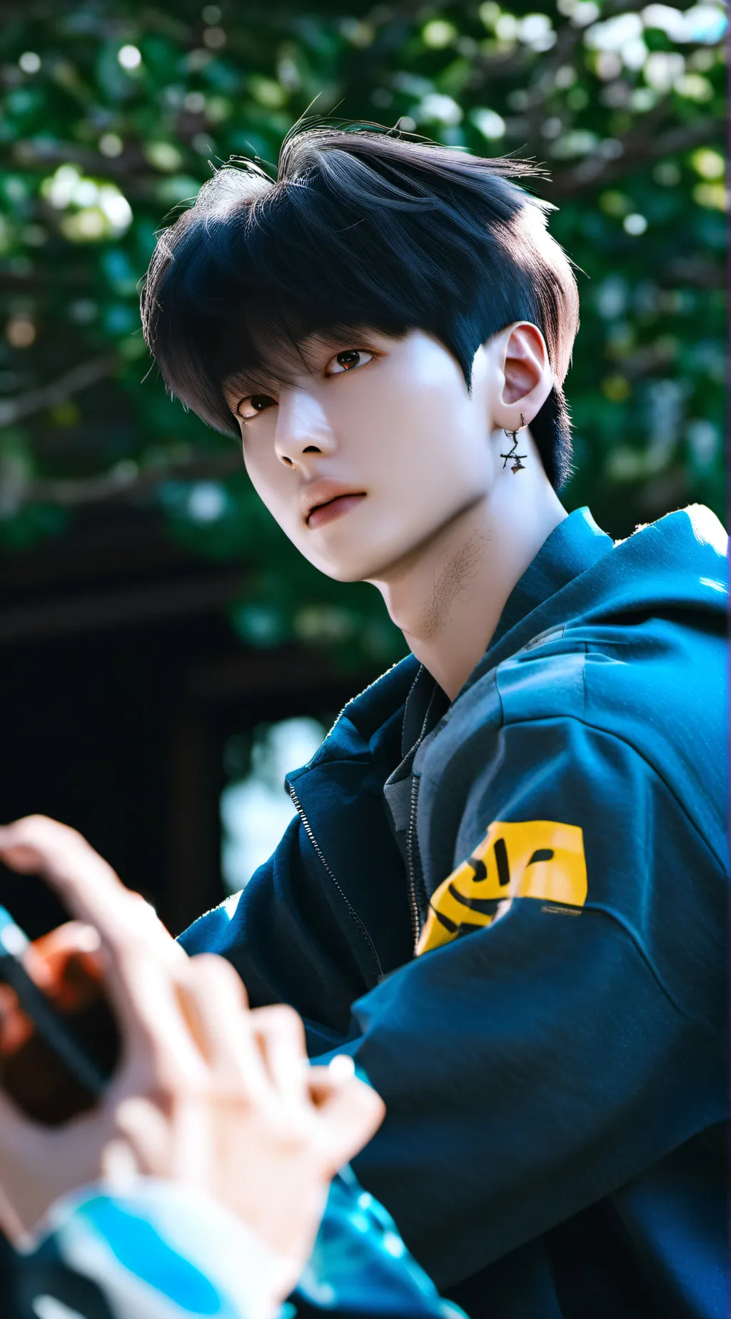 ai character: Jeon jungkook  background