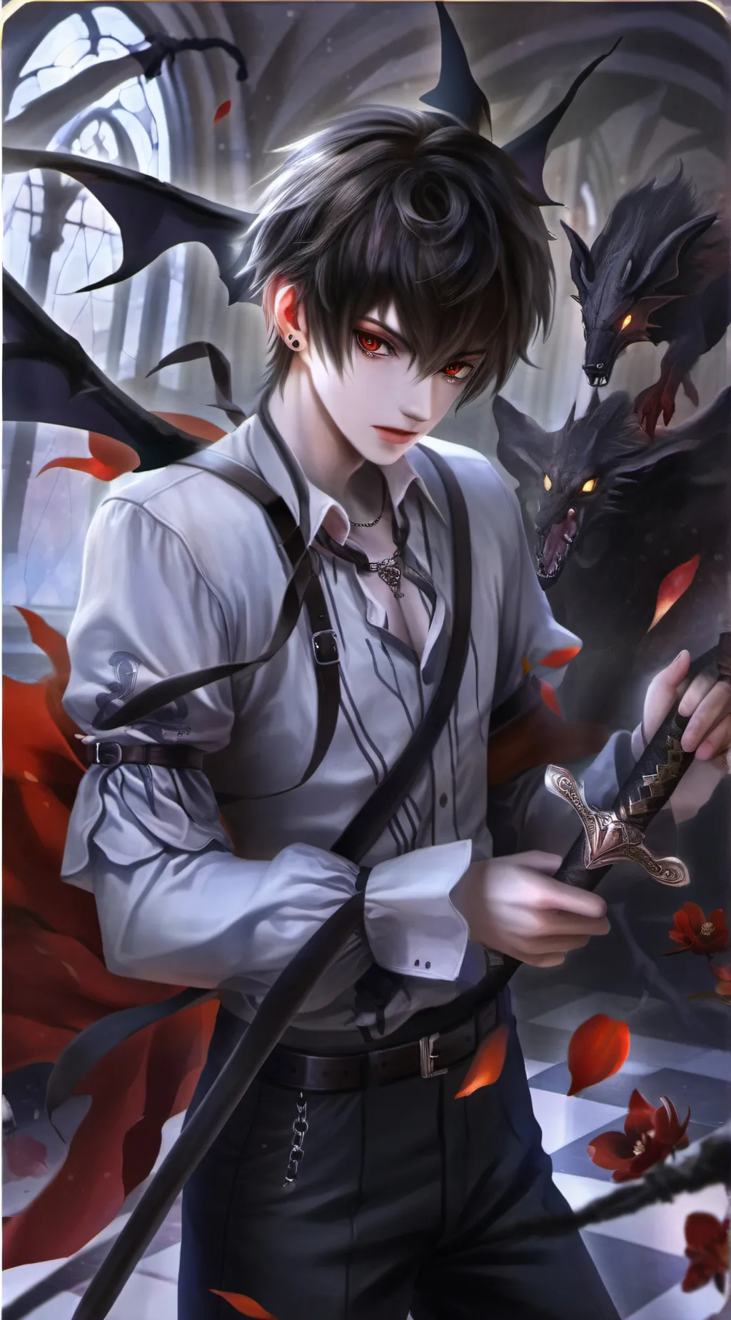 ai character: warrior Noah background