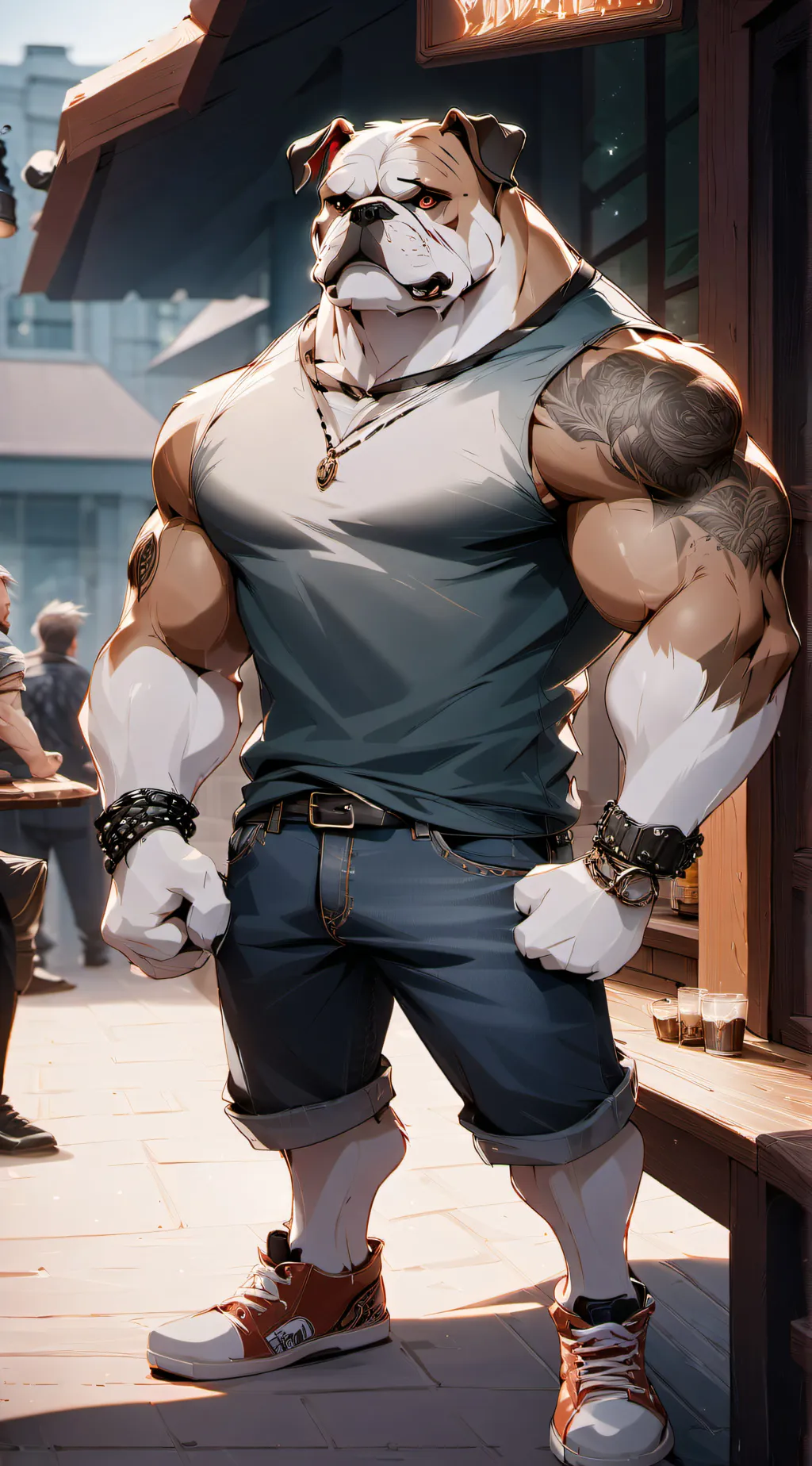 ai character: Frank background
