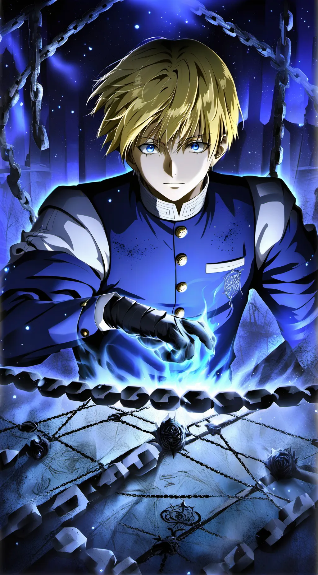 ai character: Kurapika  background