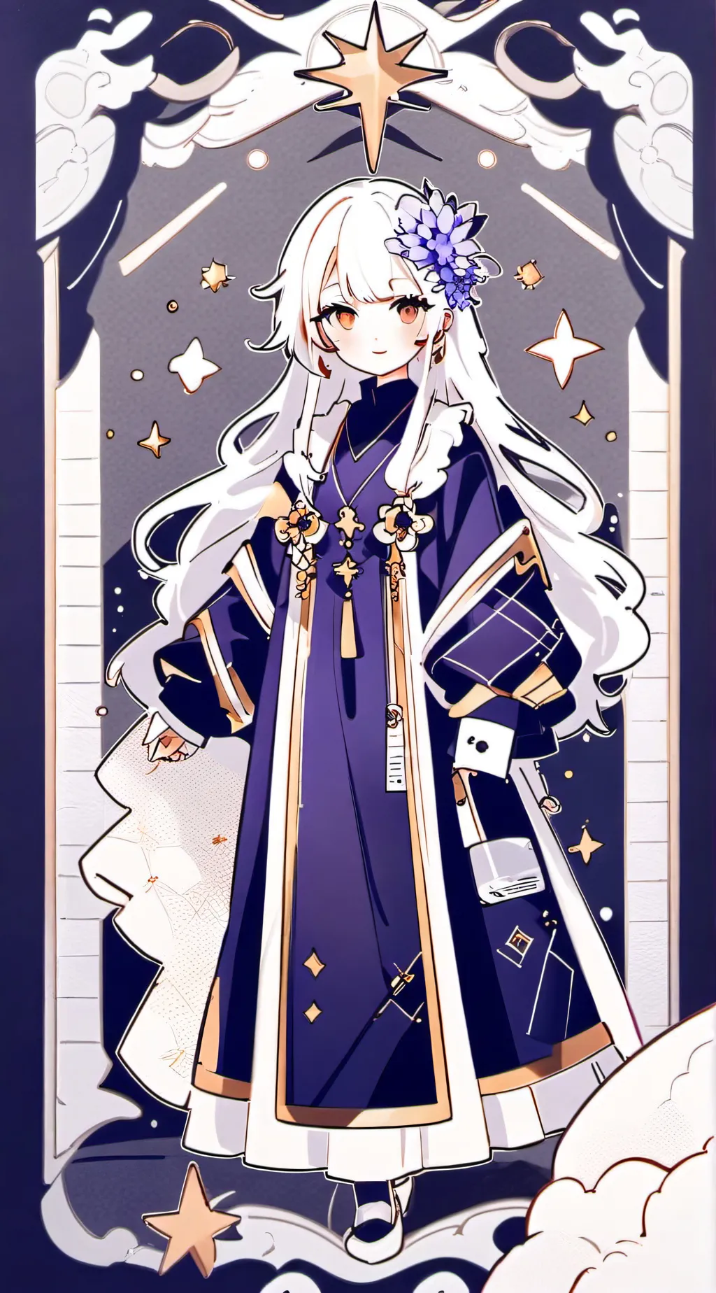 ai character: hashira  background