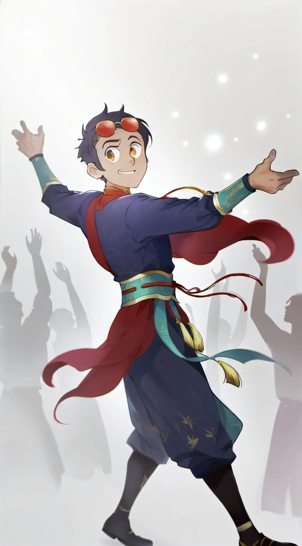 ai character: toh sing party background