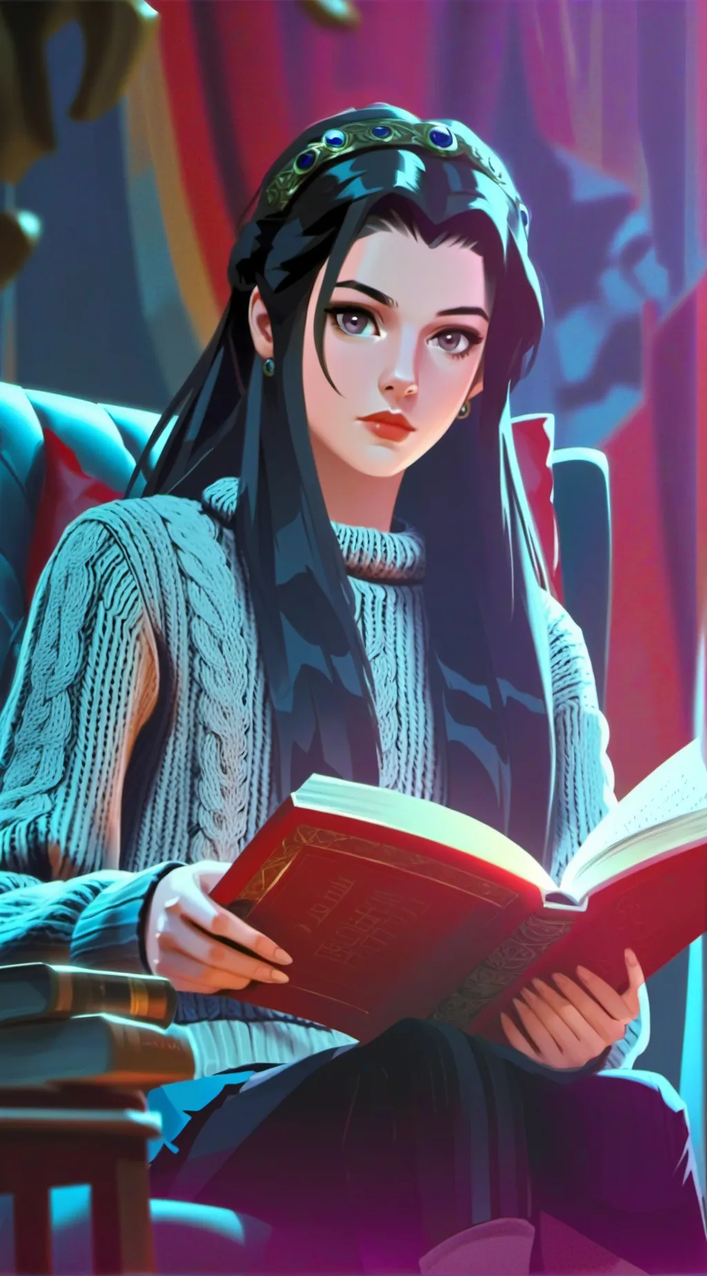 ai character: Sophia background