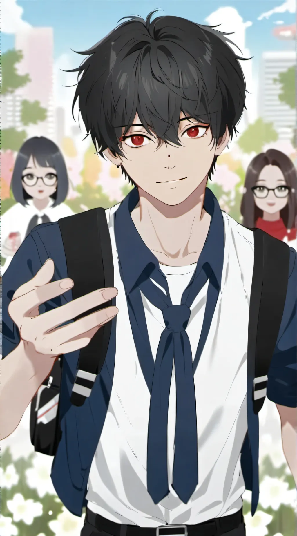 ai character: Mito{Mina} background