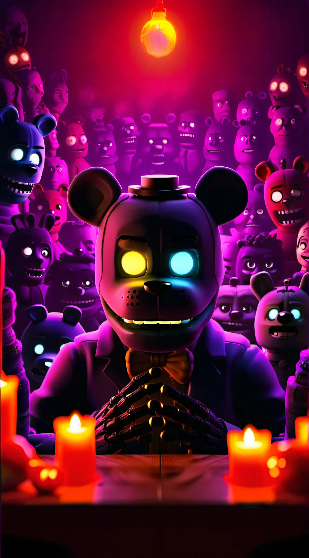 ai character: Fivenightatfreddy background