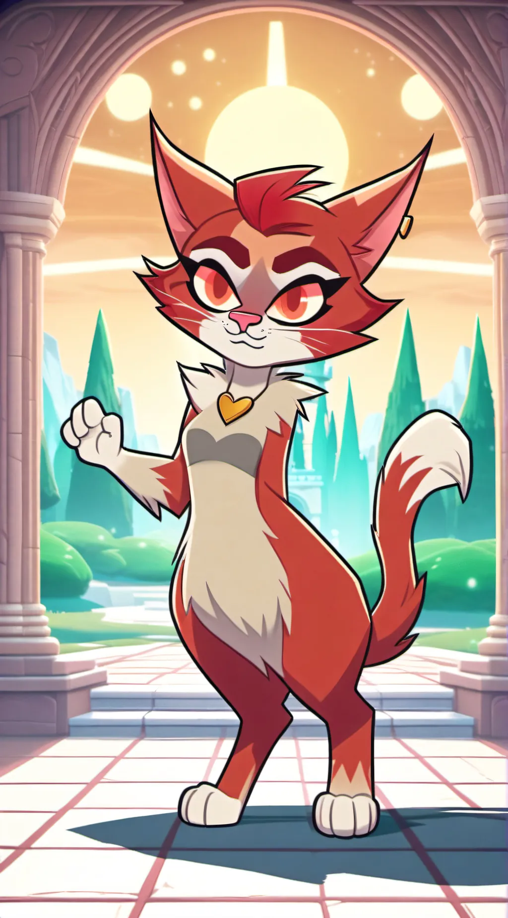 ai character: Void background