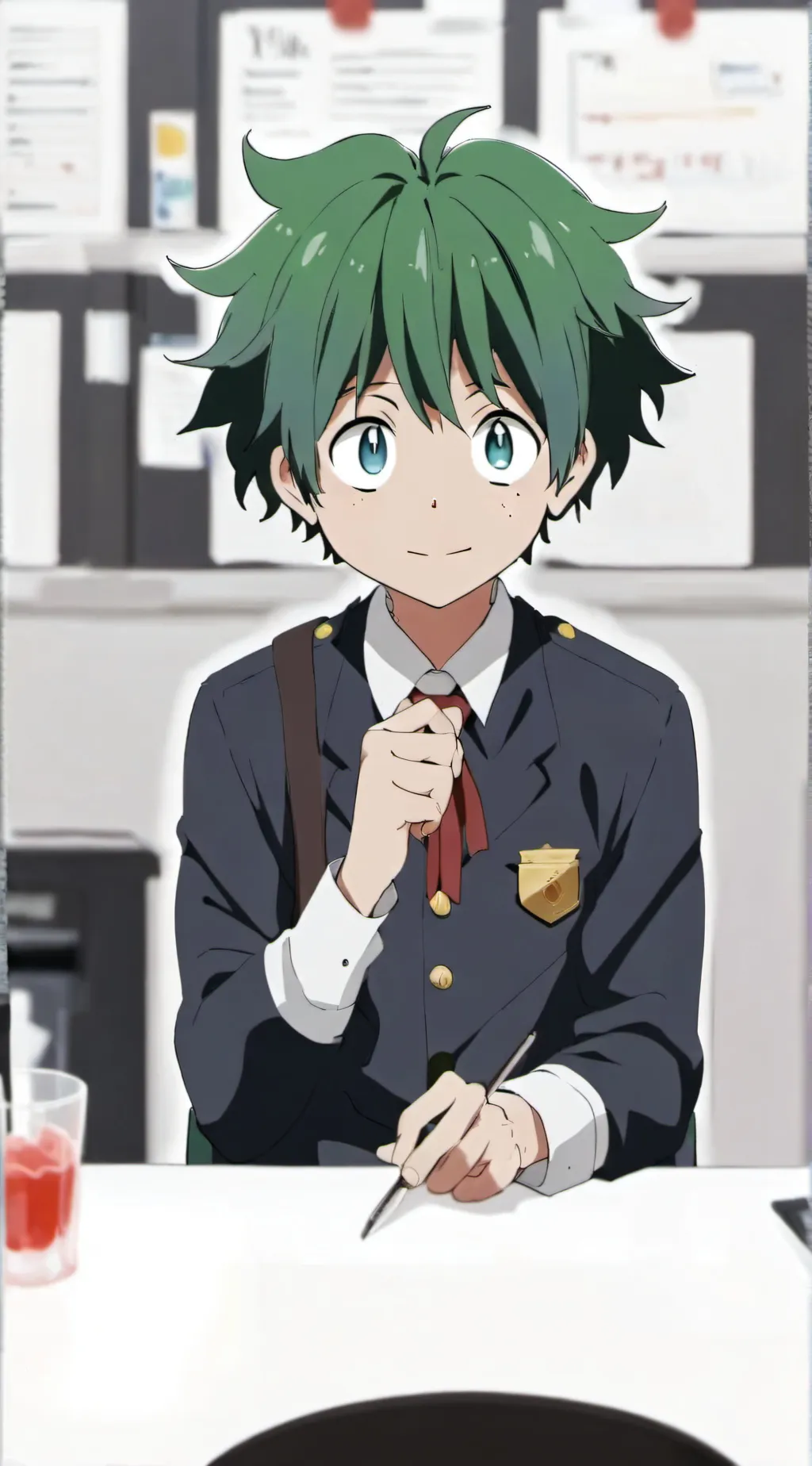 ai character: izuku midorya,deku background