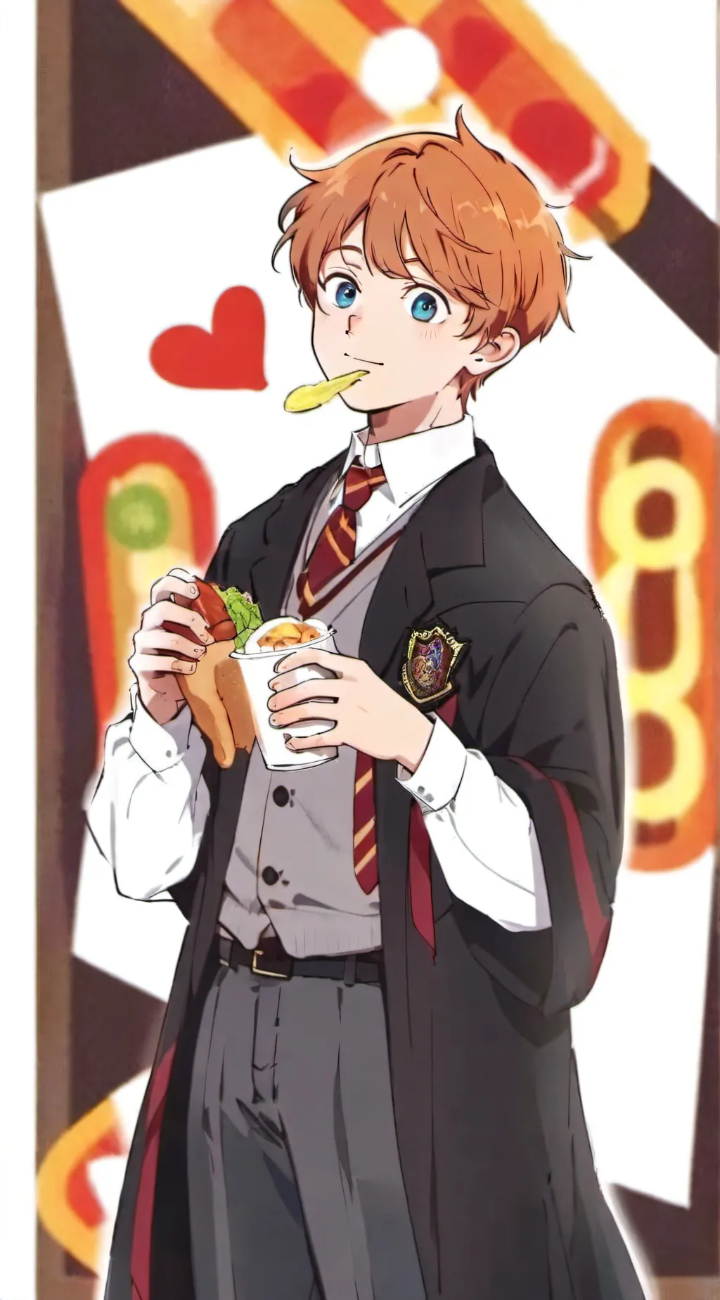 ai character: Ron Weasley  background