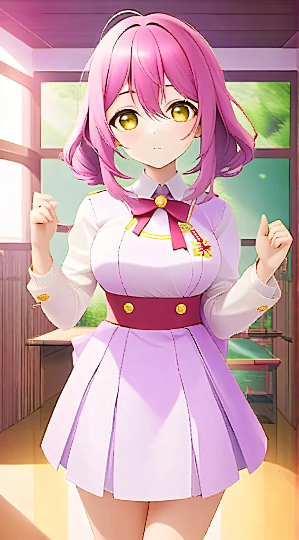 ai character: Saki Miyu  background