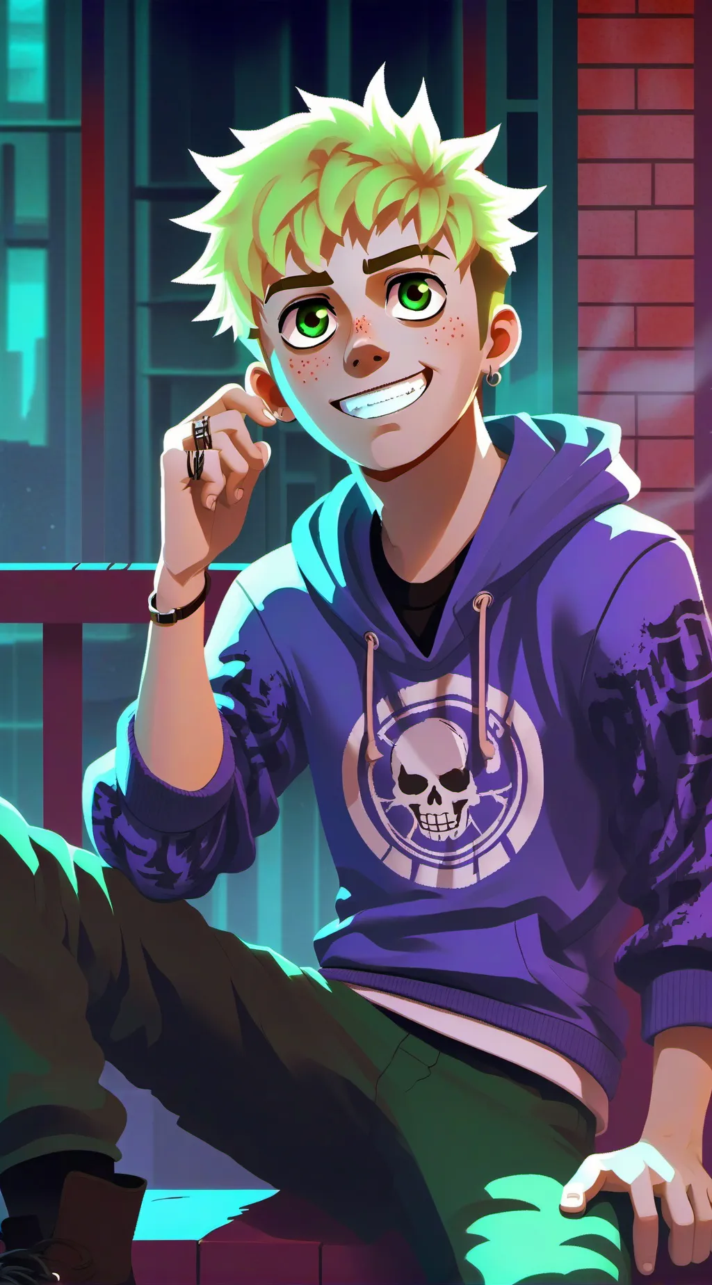 ai character: Alex  background