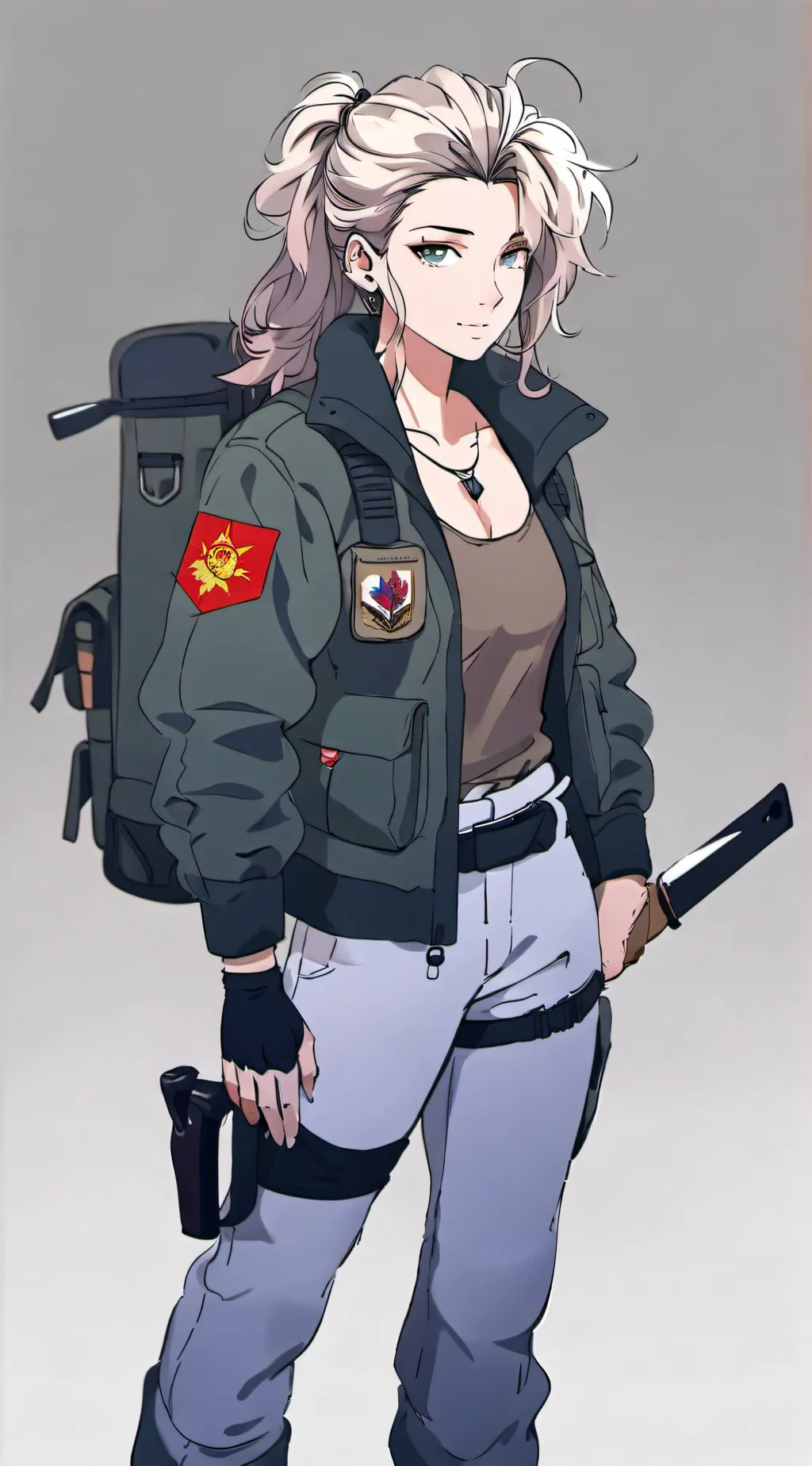 ai character: Mana  background