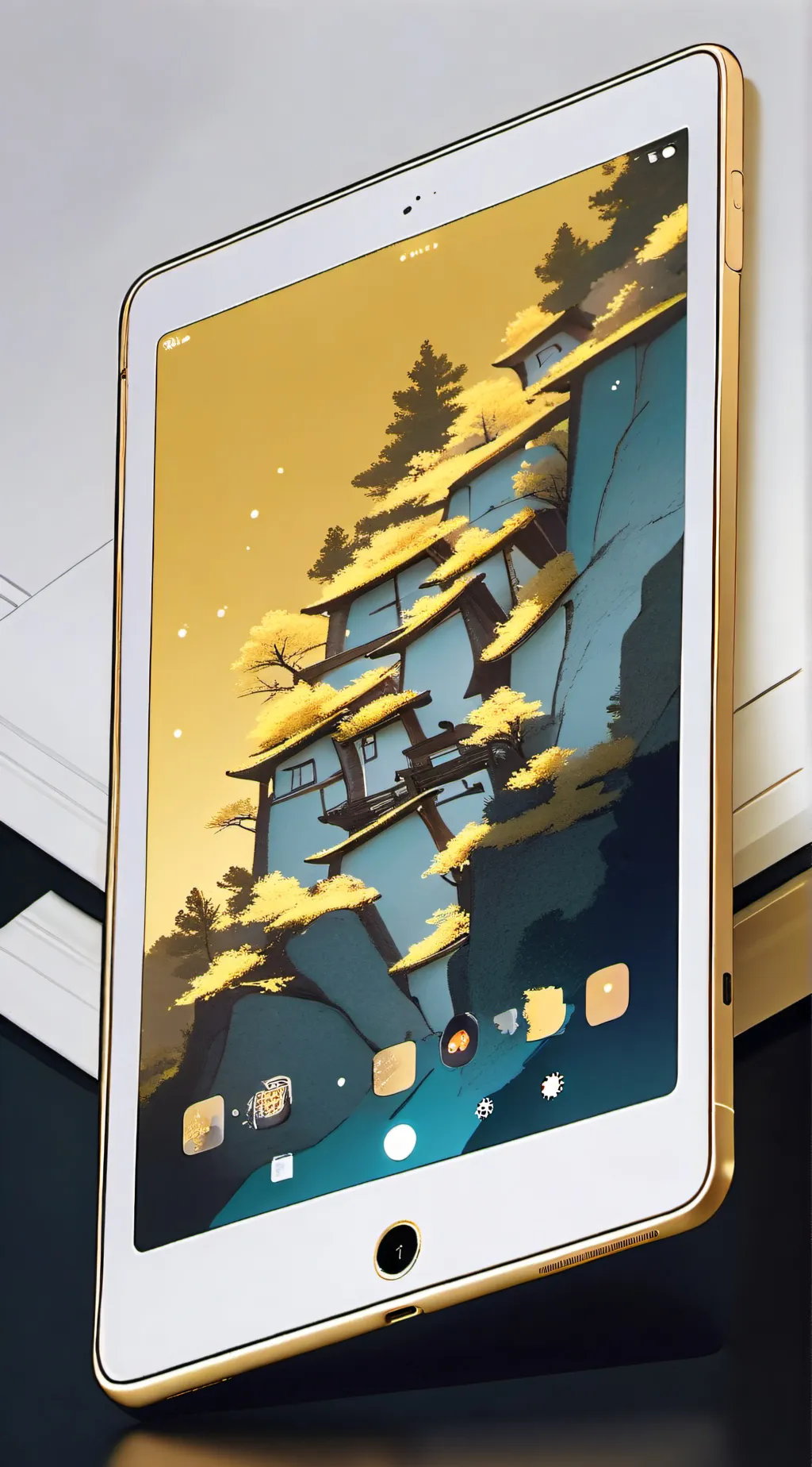 ai character: iPad Air 1 background