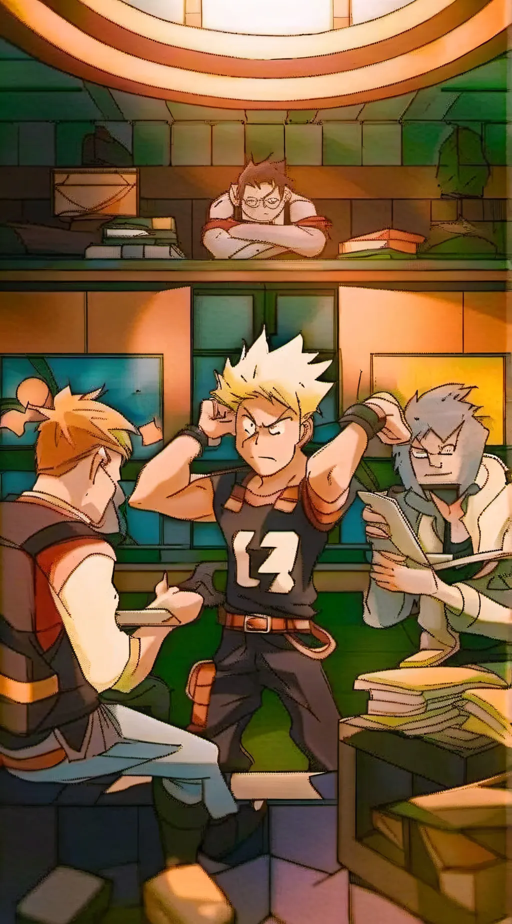 ai character: MHA (SCARY MOVIE) background