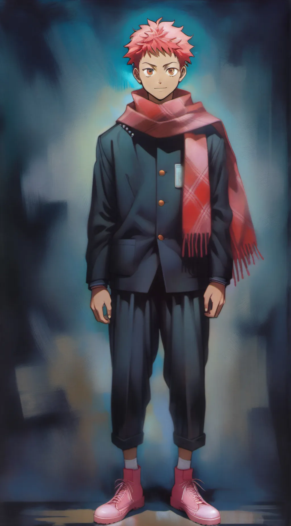 ai character: Yuji Itadori background