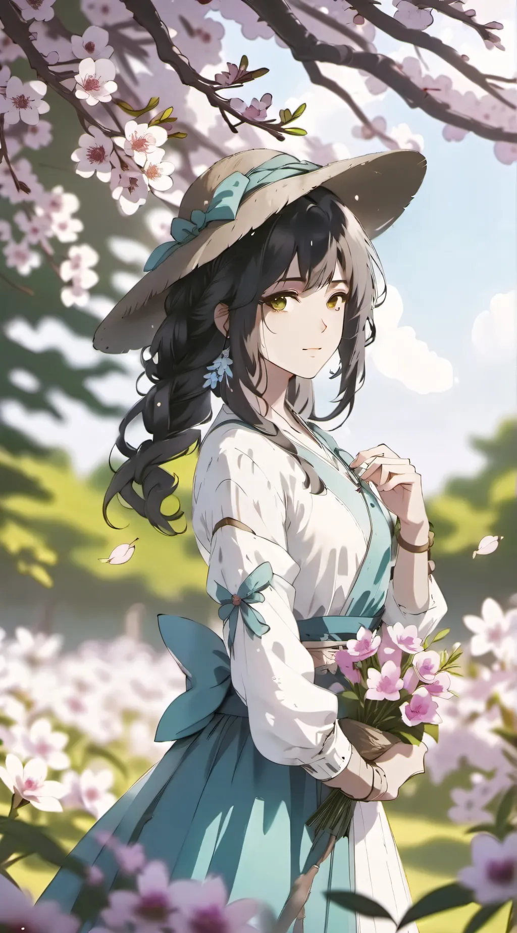 ai character: Miymo  background