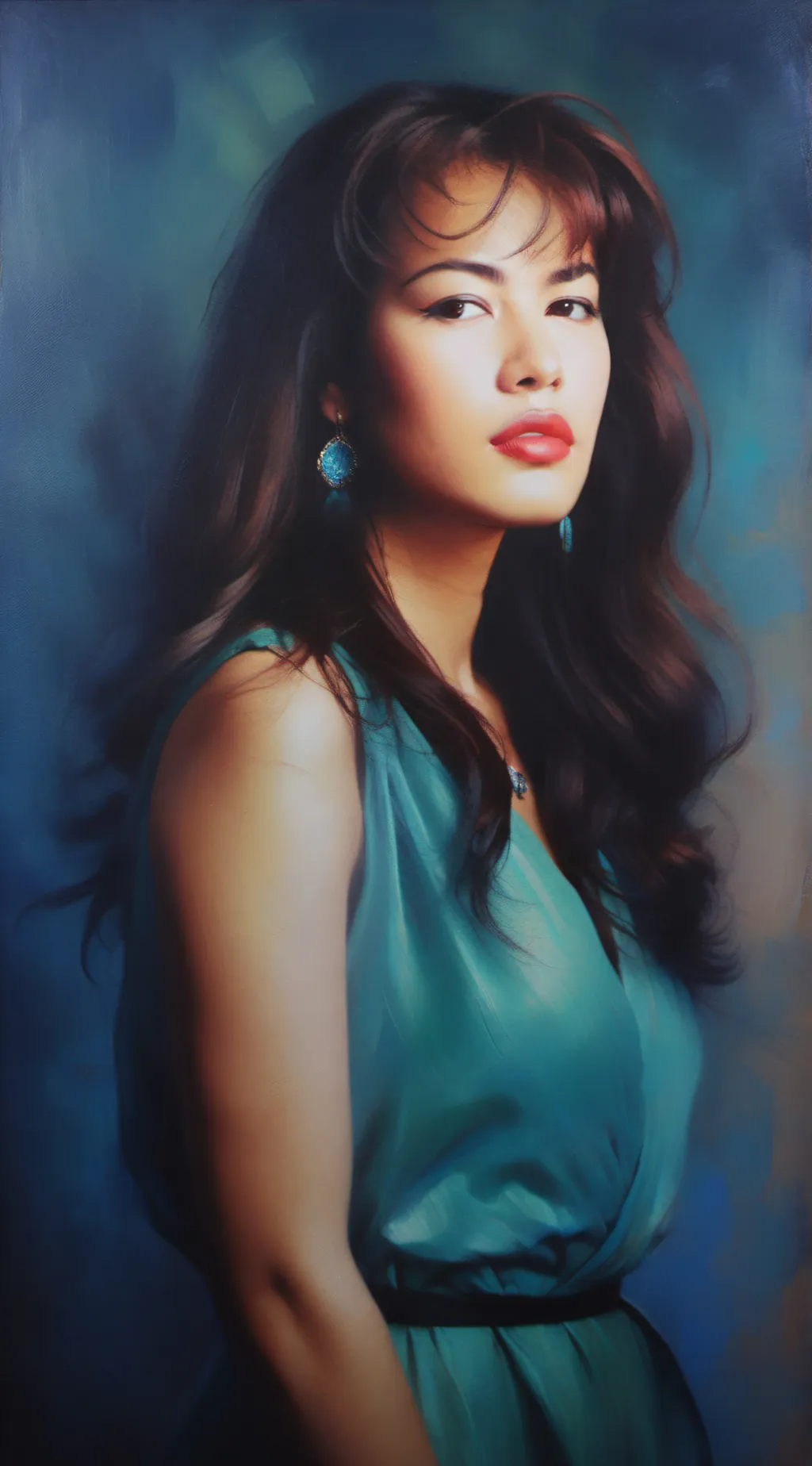 ai character: selena quintanilla background