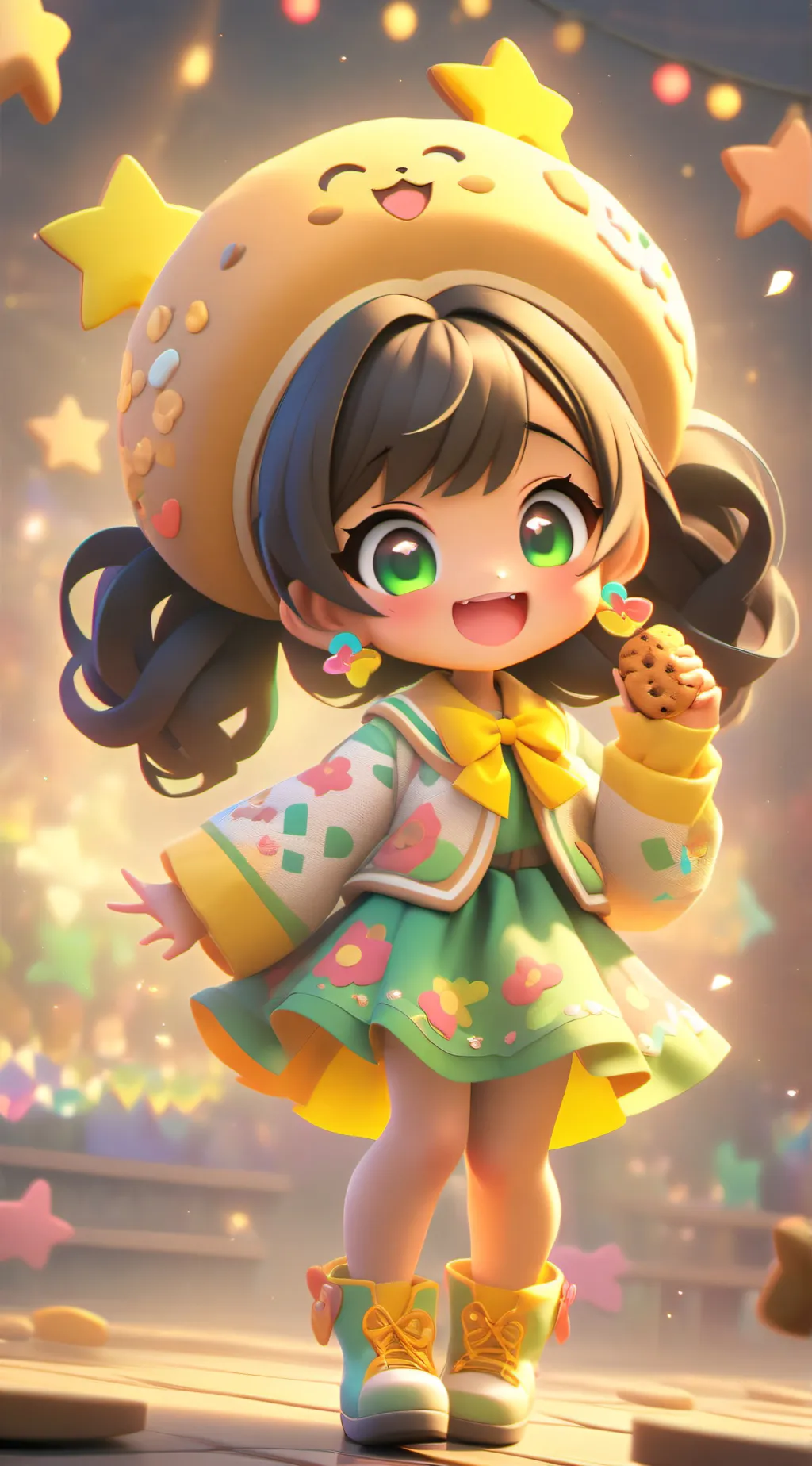 ai character: stella background