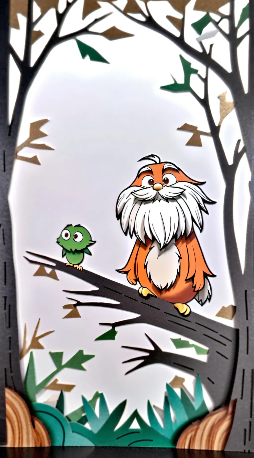 ai character: lorax background