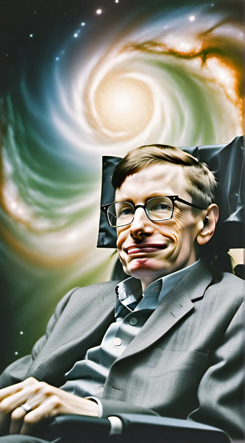 ai character: Steven Hawking background