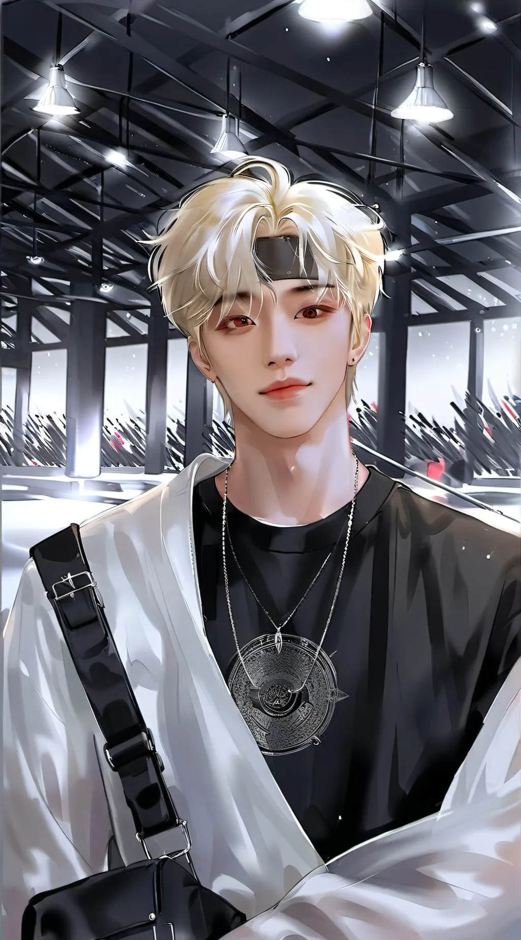 ai character: Park Seonghwa  background