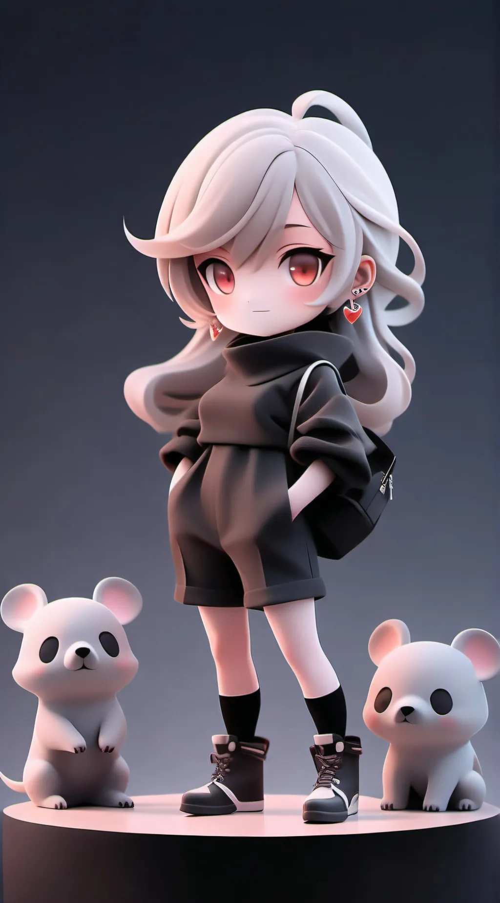 ai character: PRO HEROES background