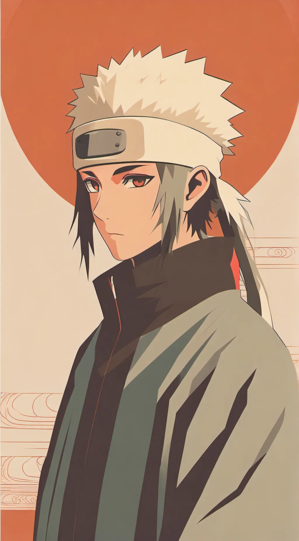 ai character: Minato Namikaze  background