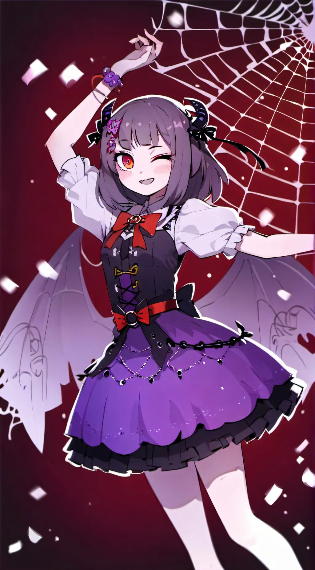 ai character: muffet background