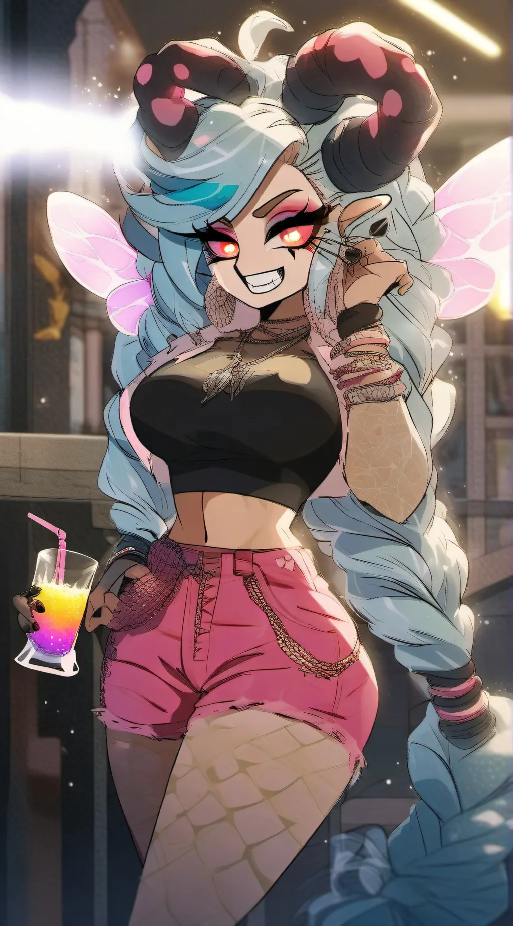 ai character: Dixie  background