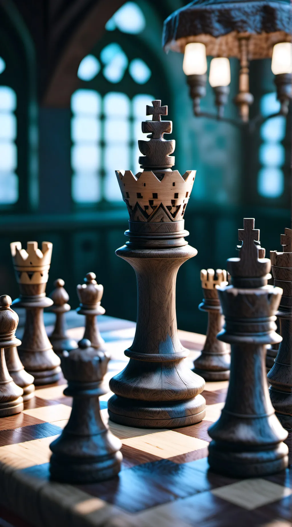 ai character: Chess Queen background