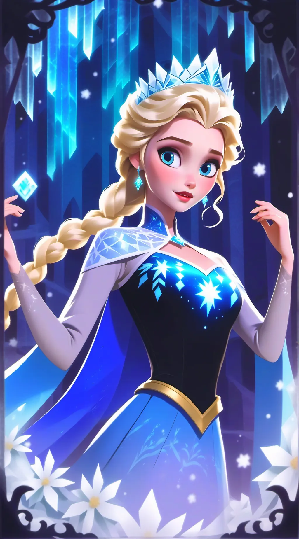 ai character: elsa background
