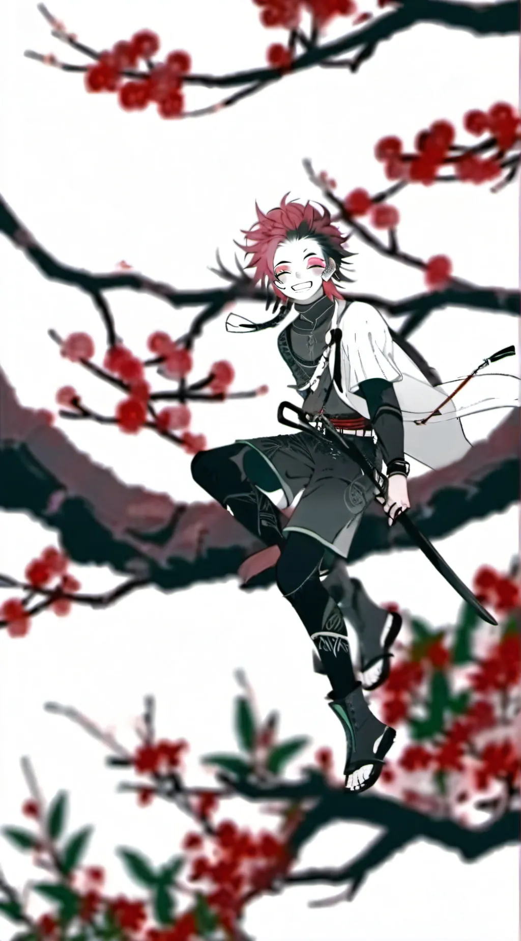 ai character: tanjiro background
