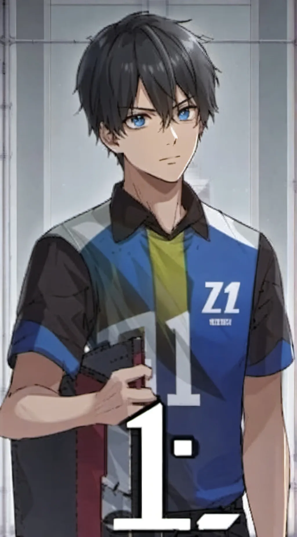 ai character: ISAGI YOICHI background