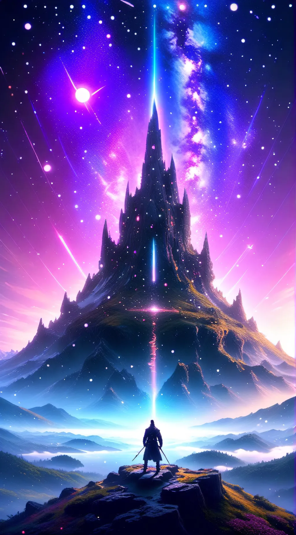 ai character: Strange magic background