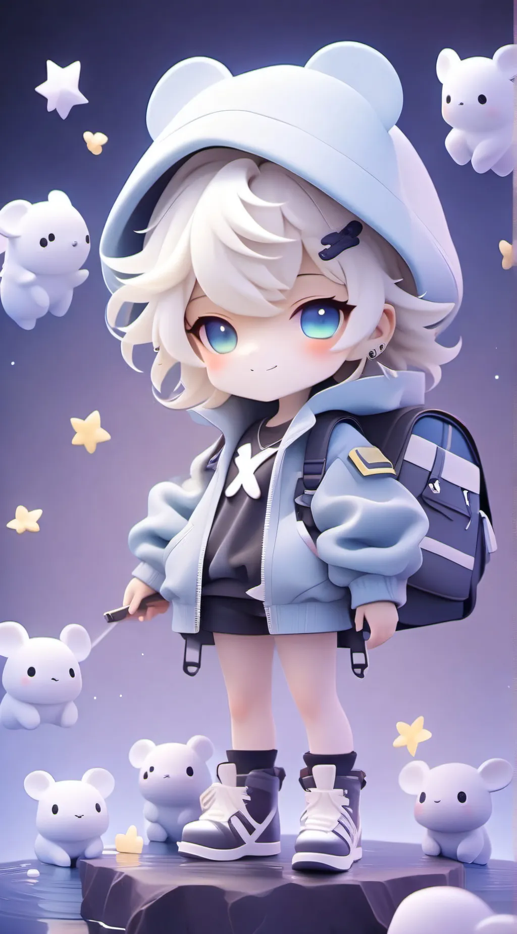 ai character: 𝕃𝕚𝕫 background