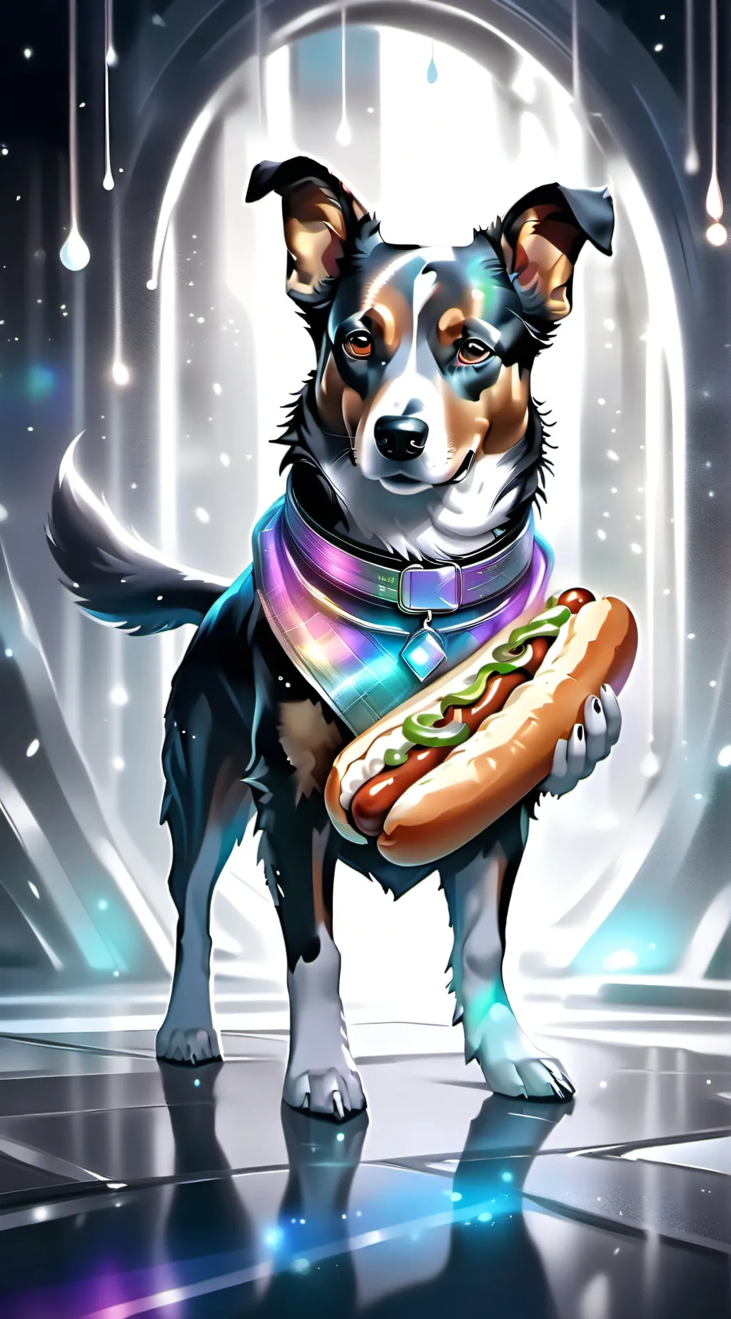 ai character: rose background