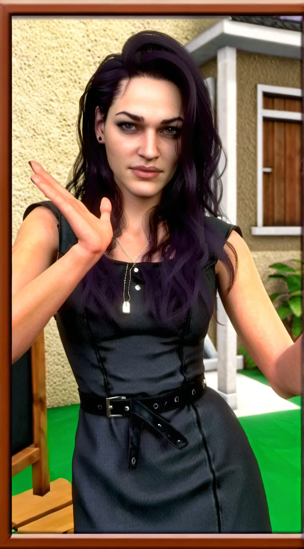 ai character: shelby  background