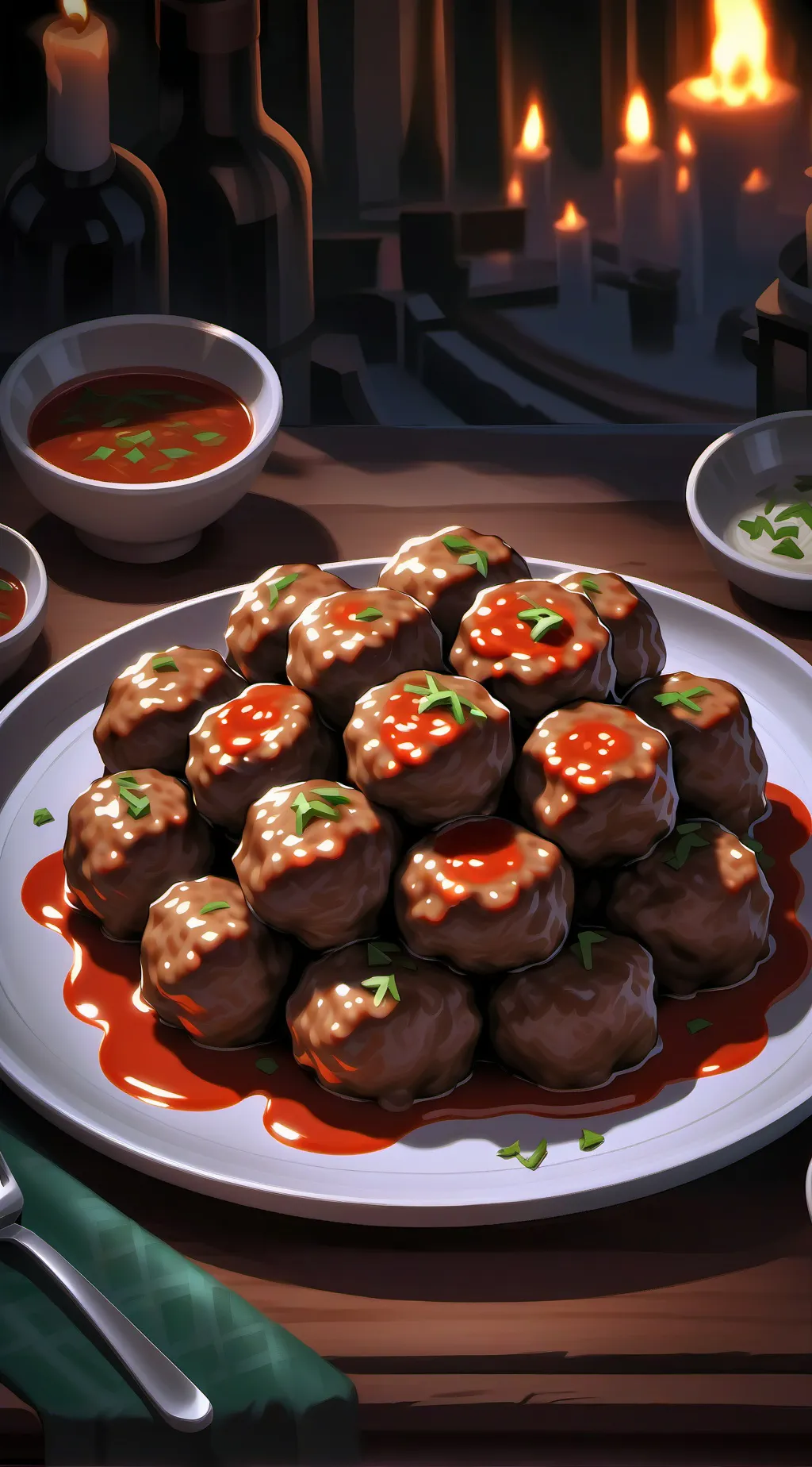 ai character: Meatball Heaven  background