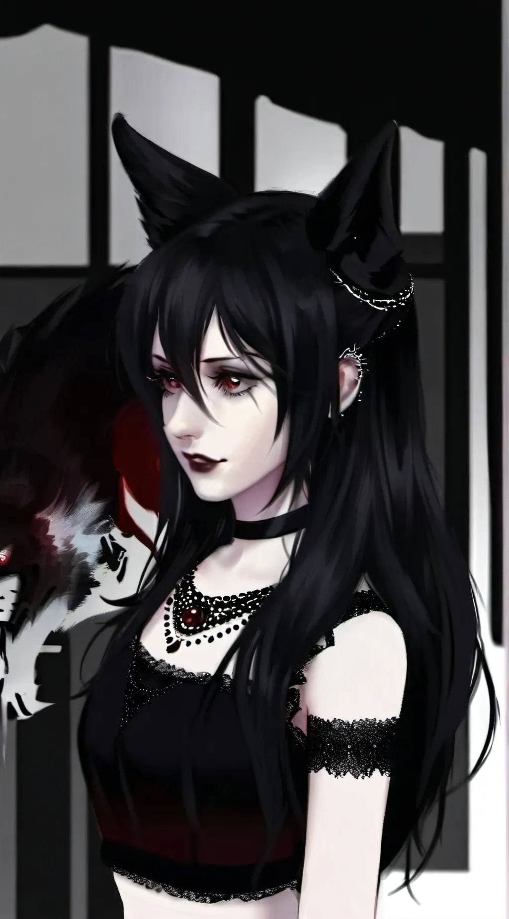 ai character: Luna  background