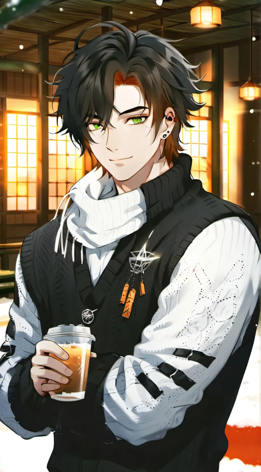 ai character: Chris Ebony background