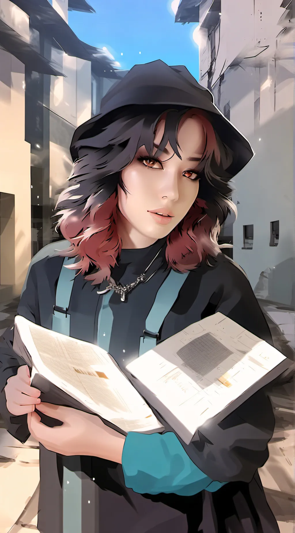 ai character: Lilla background