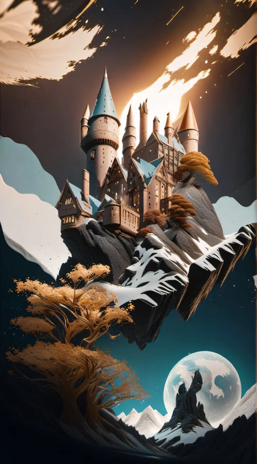 ai character: Hogwarts background