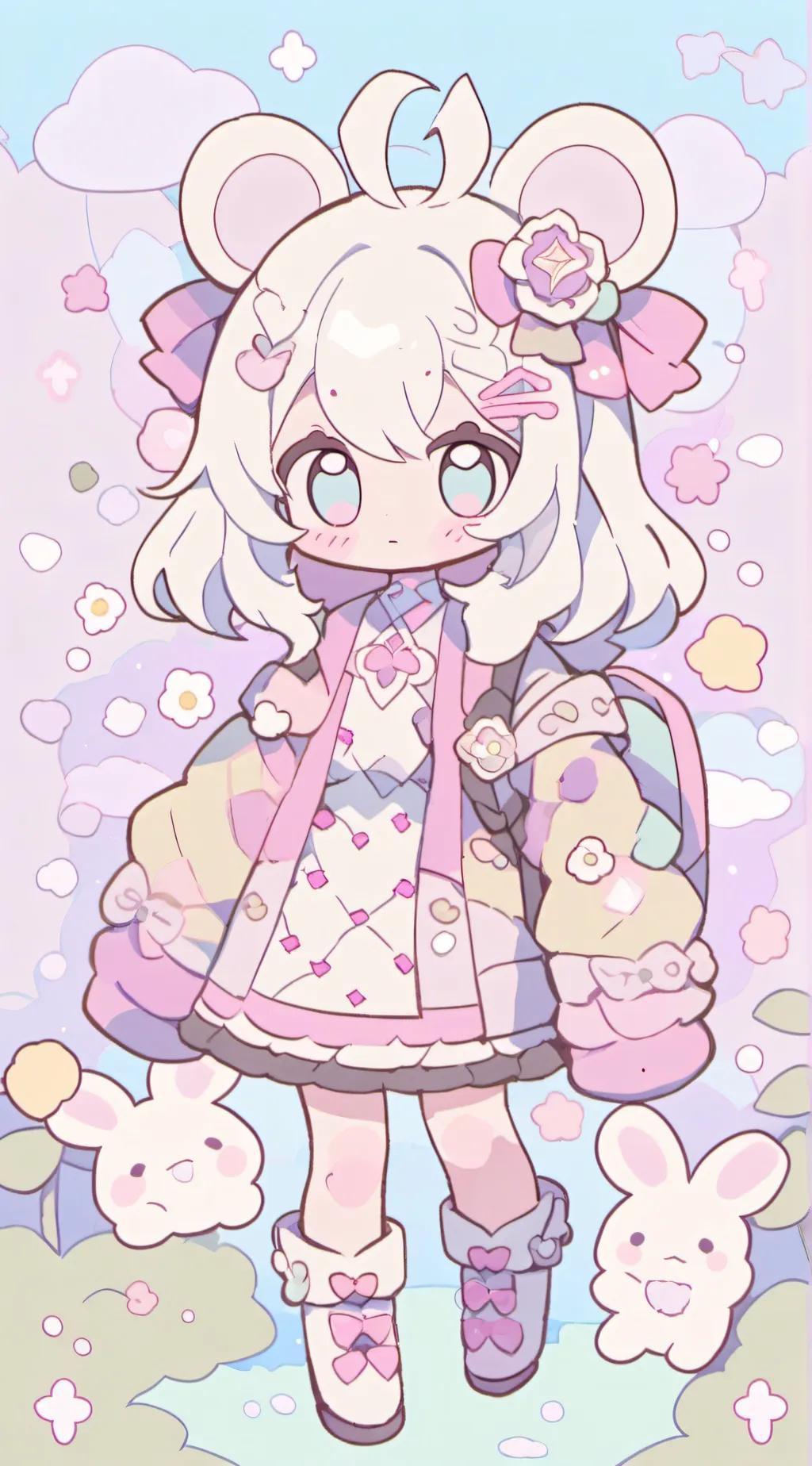 ai character: tayo&aphmaucrew background