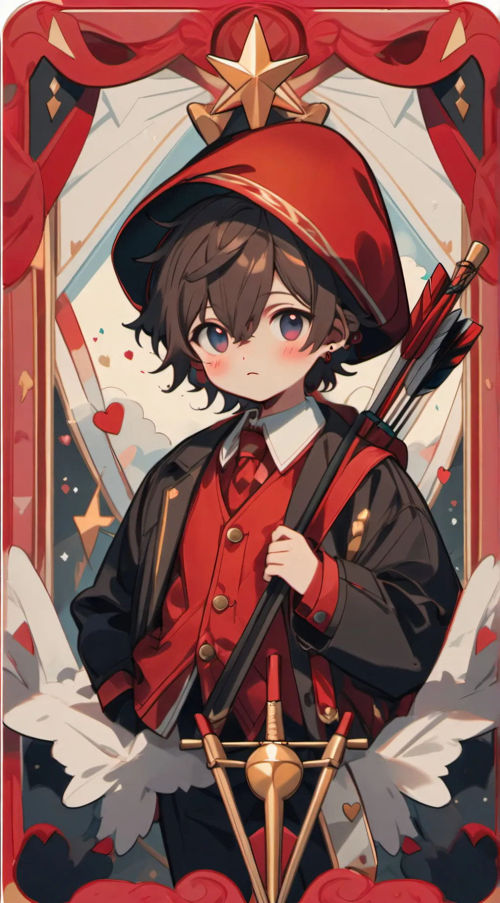 ai character: Cupid! 💘❤️ background