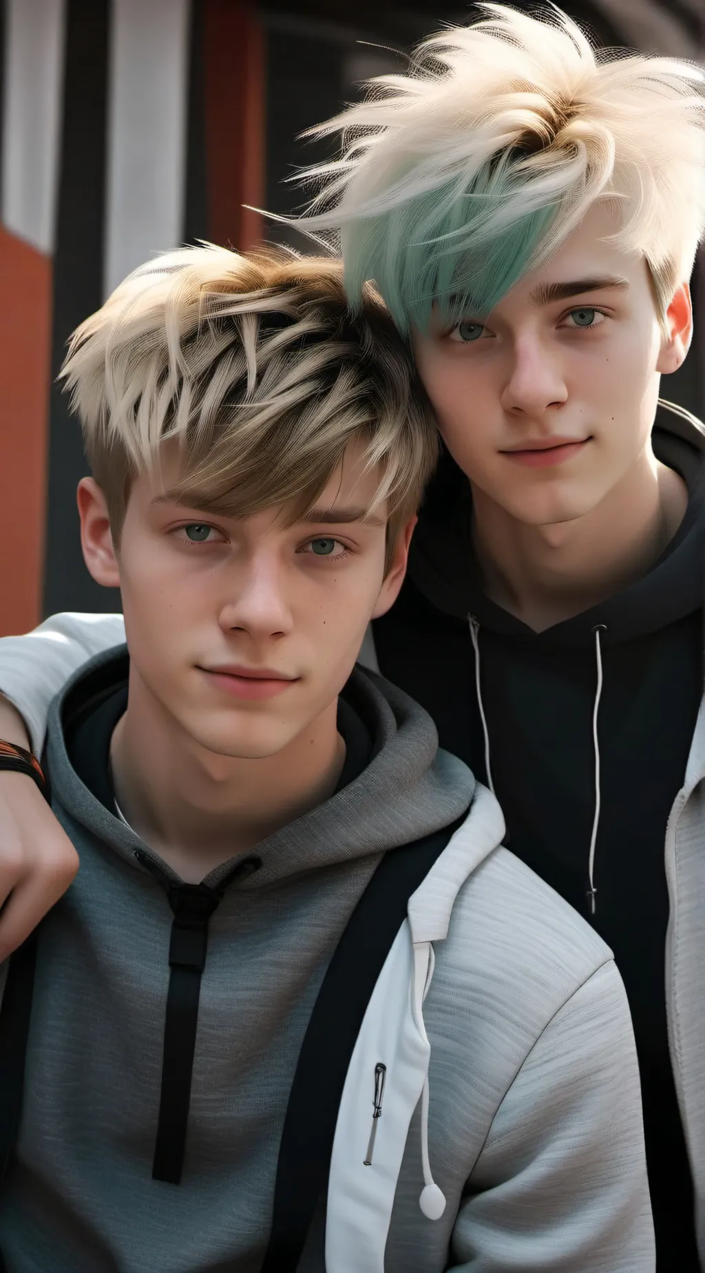 ai character: sam and colby >>> background