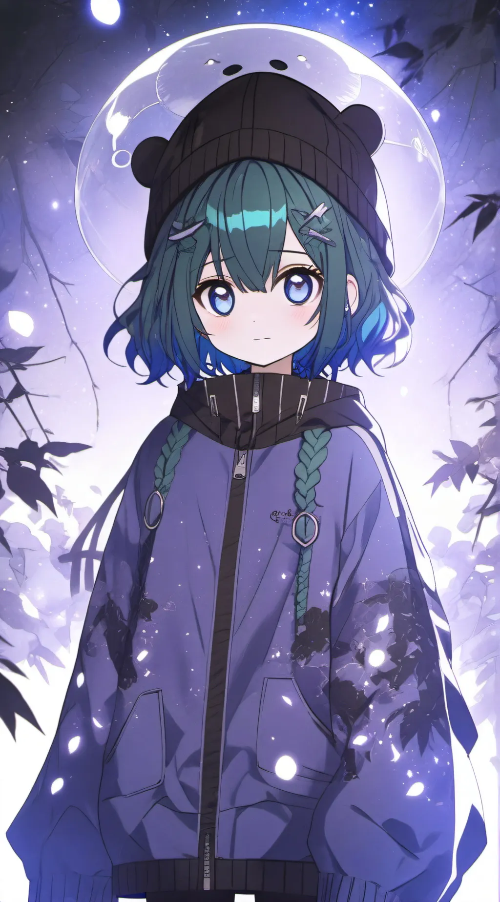 ai character: Saki Neko background