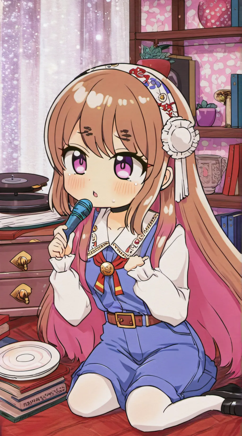 ai character: gacha girl background
