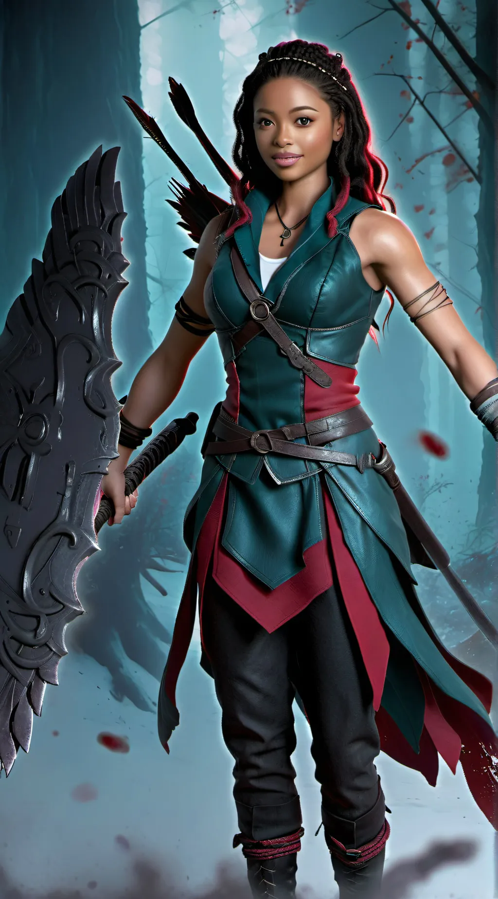 ai character: Zuri background