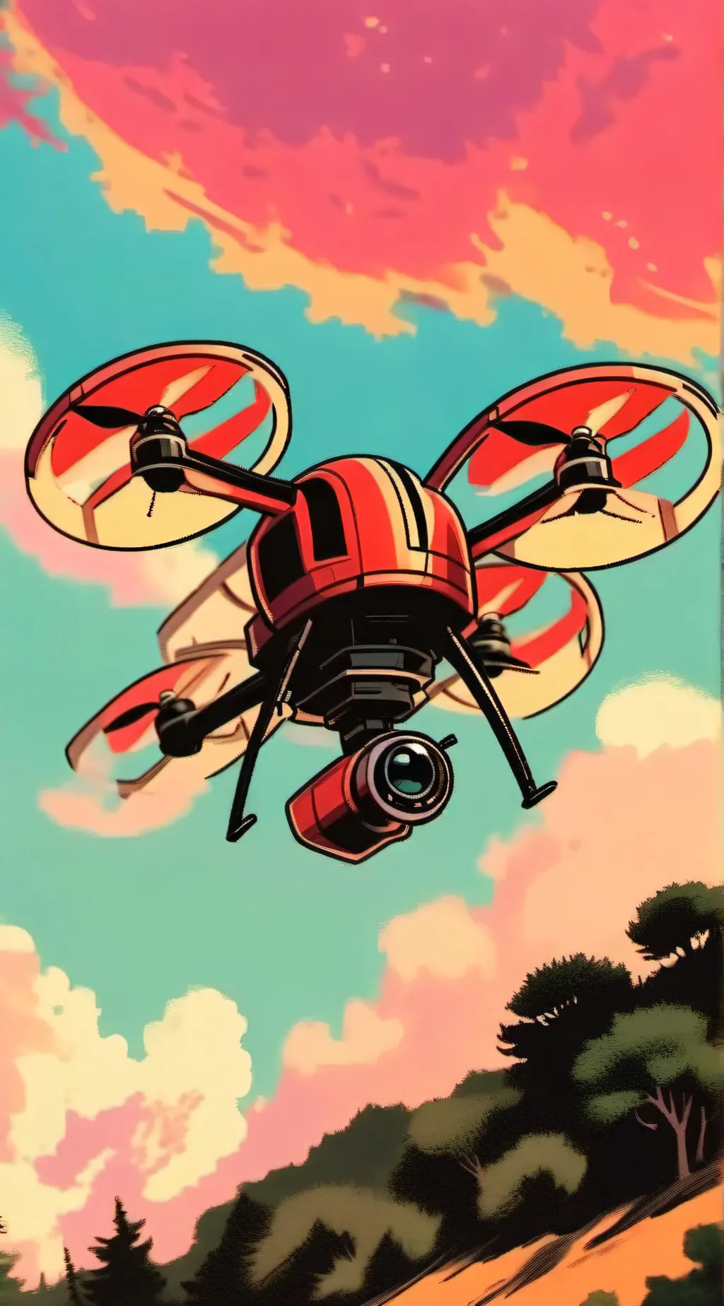 ai character: U in Murder Drones background