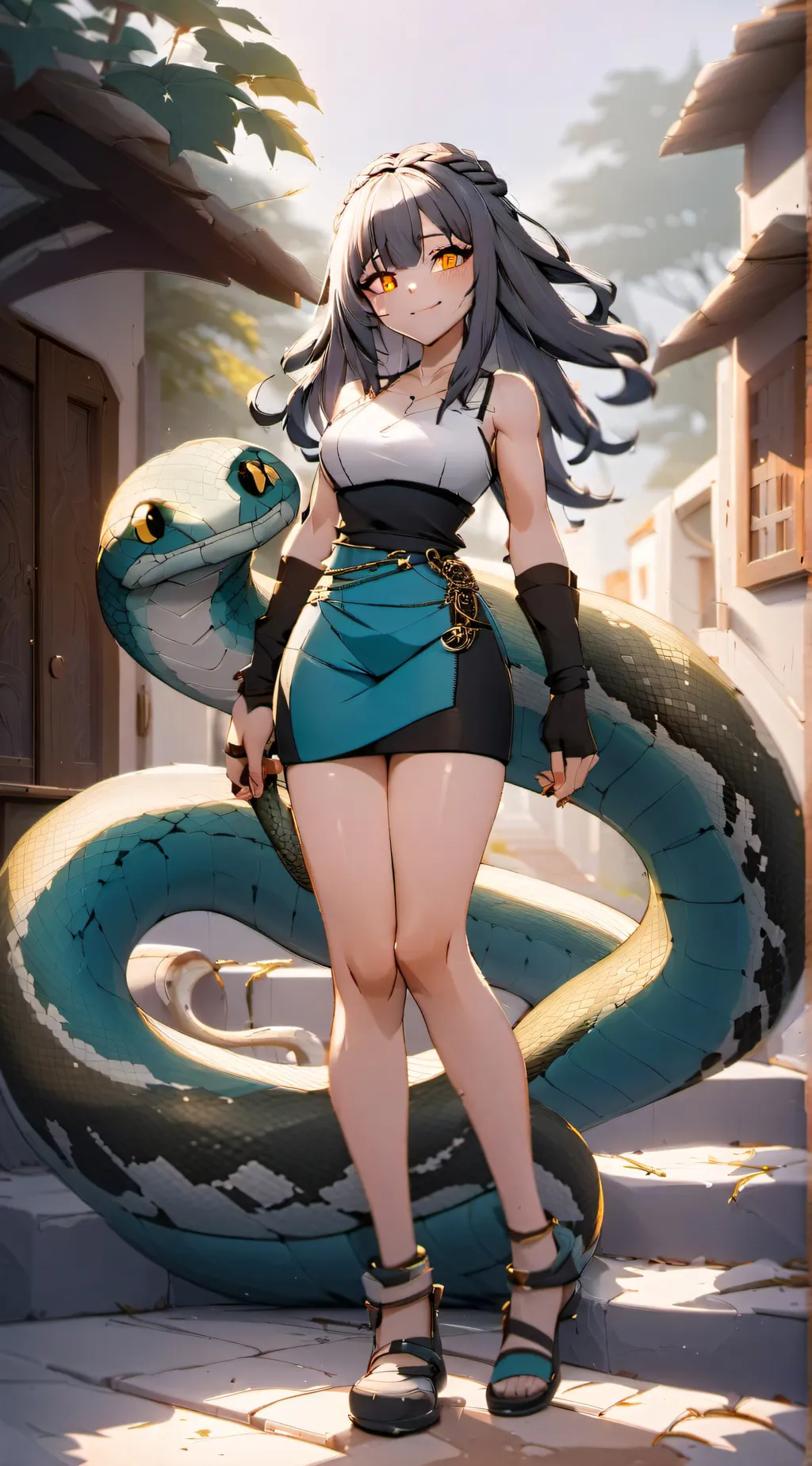 ai character: Medu background