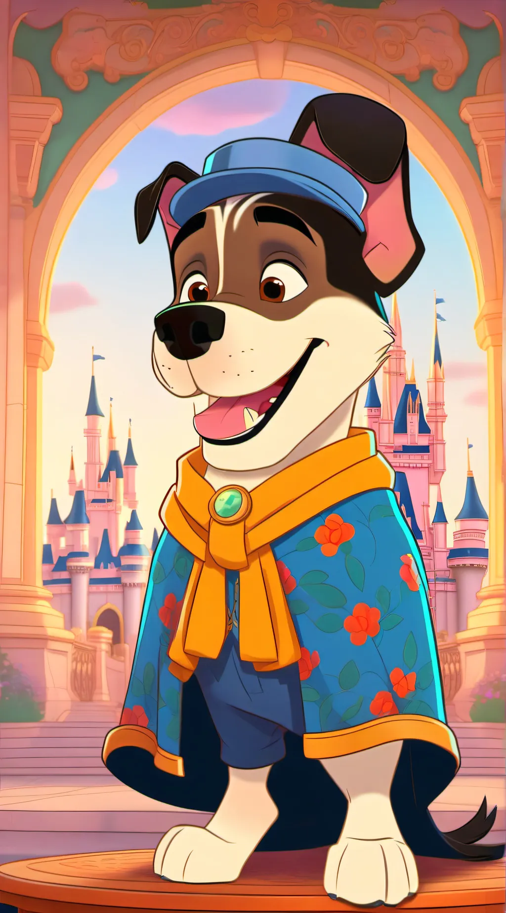 ai character: doggo background
